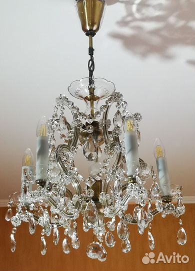 Люстра хрустальная Чехия
