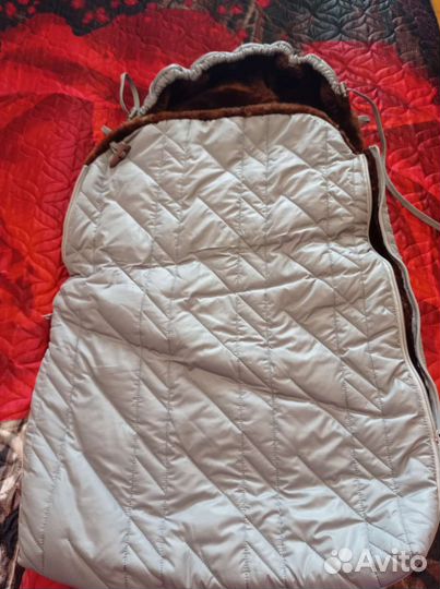 Зимний конверт в коляску