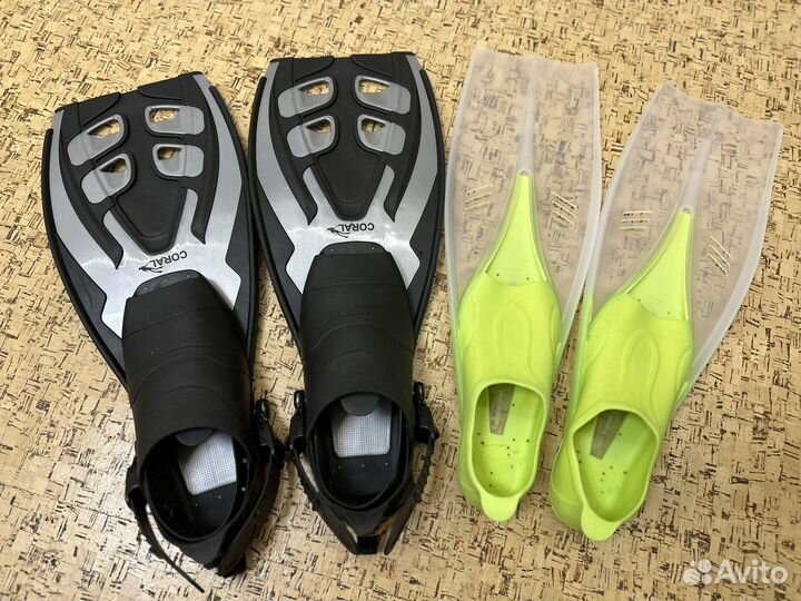 Ласты взрослые, ласты детские