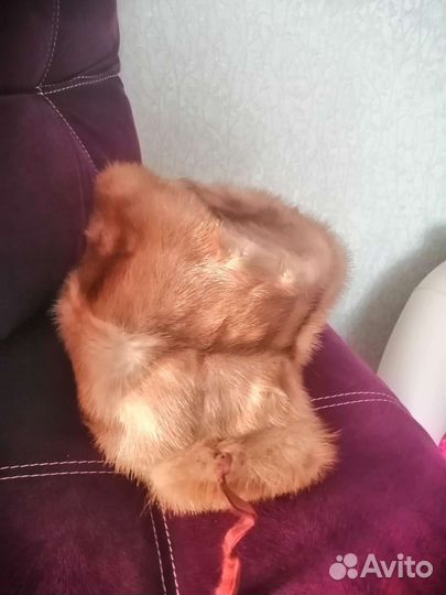 Шапка ушанка мужская норка