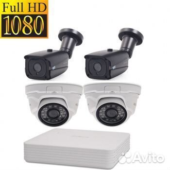 Всепогодный комплект видеонаблюдения HiWatch