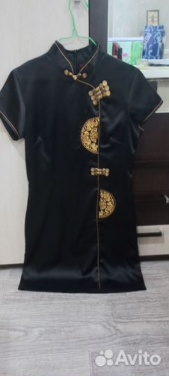 Платье женское 44 46 в китайском стиле