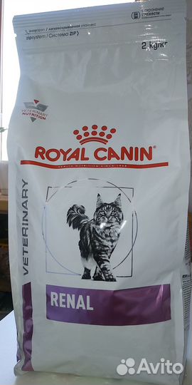 Сухой корм для кошек royal canin renal 2кг
