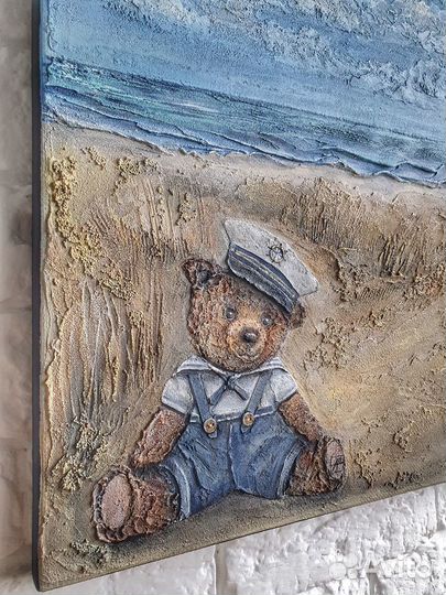 Картина Окунуться в воспоминания, фактура, холст