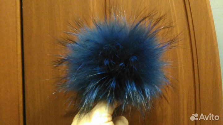Помпоны из натурального меха