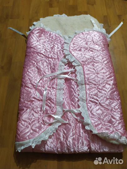 Конверт на выписку осень-зима для девочки