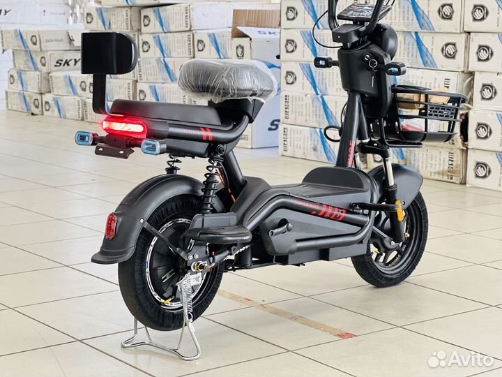 Электроскутер новый электровелосипед