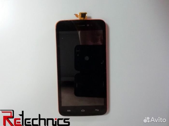 Дисплейный модуль с передней частью корпуса с тач