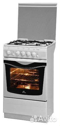 Газовая плита De Luxe 5040.36г(кр) белый
