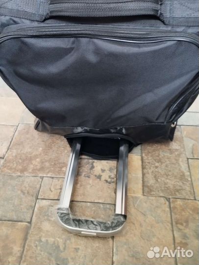 Баул хоккейный 35 чёрный дно пвх