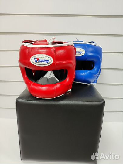 Шлем для бокса с бампером winning