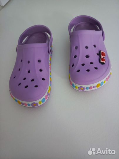 Crocs сабо детские для девочки размер 30