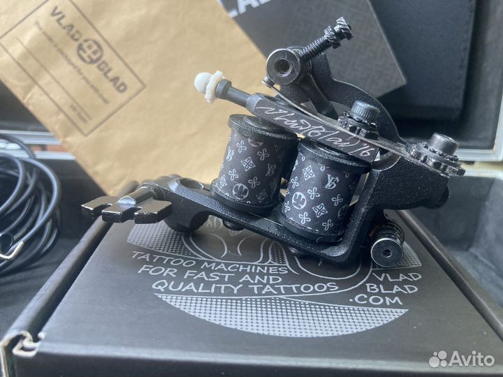 Тату машинка, Тату набор, машинка Vlad Blad, кейс