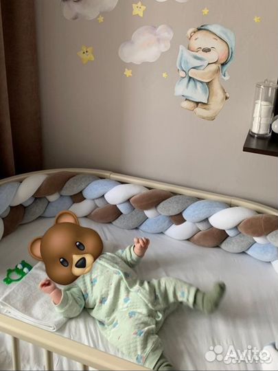 Бортики на кроватку