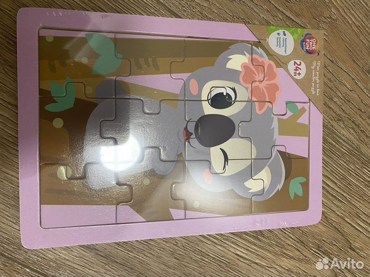 Игрушки пазлы деревянные