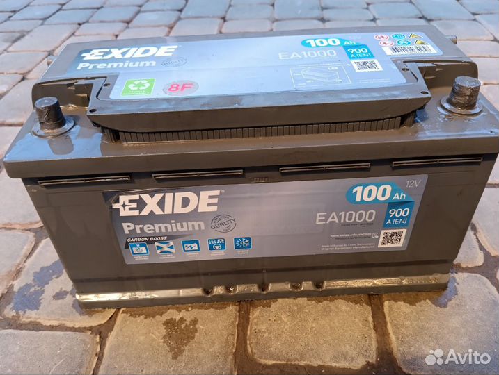 Аккумулятор Exide 100ah EA1000