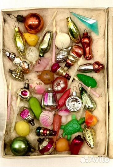 Набор елочных игрушек Малютка СССР