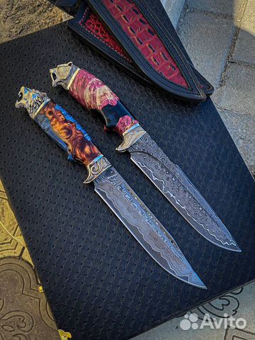 Нож из дамасской стали