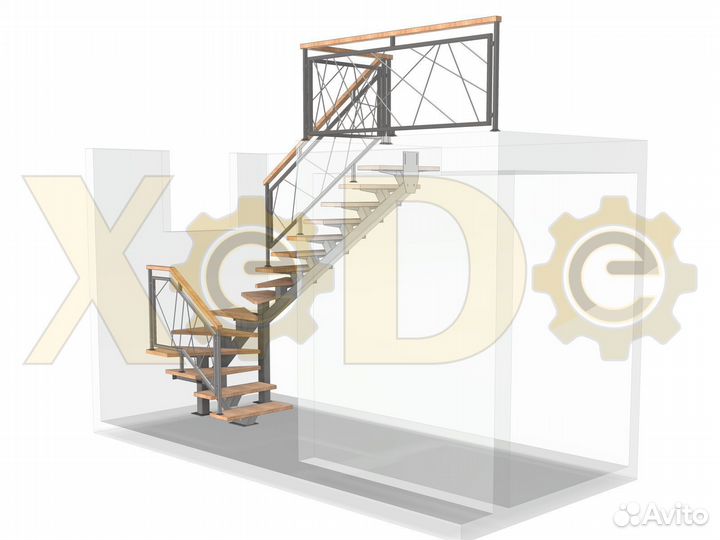Проектирование лестниц. Чертежи, эскизы и проекты