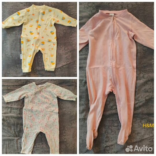 Вещи пакетом для девочки 74-86