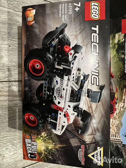 Lego Technic monster jam 2in1 огонь