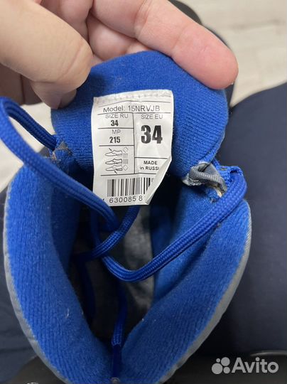 Лыжные ботинки новые детские 34р