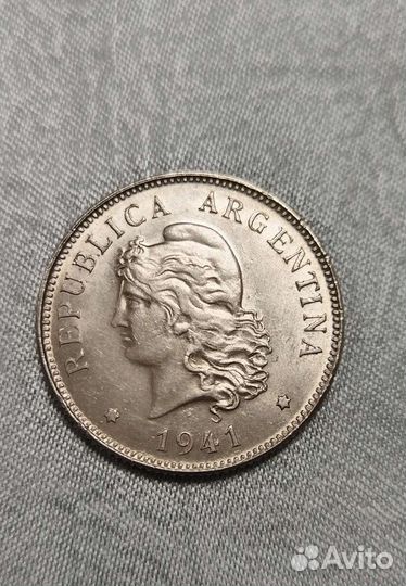 Монетка 1941 года, Аргентина