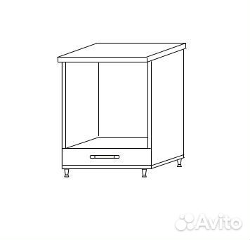 Кухня угловая 3,6 м Радуга белый-сонома 1,95*1,76