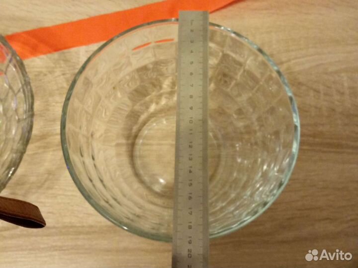 Салатники винтажные большие хрустальные СССР