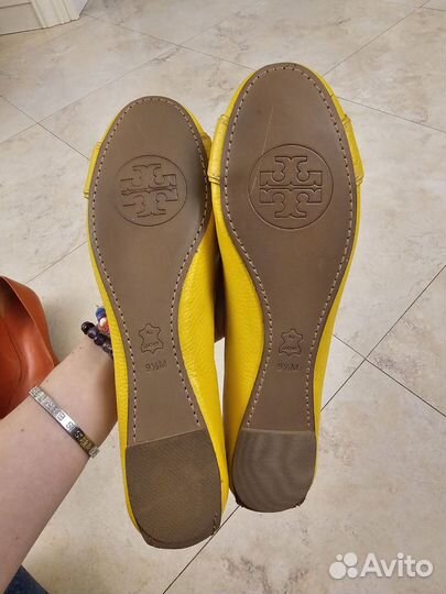 Tory burch балетки (40) 26 см