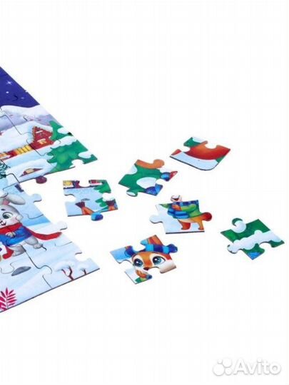 Светящийся пазл «Скоро Новый год», 88 деталей