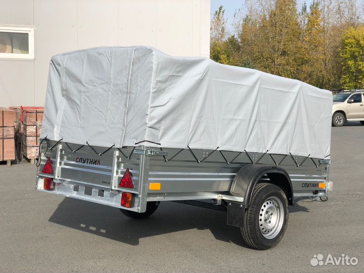 Прицеп 2.54х1.30м борт 33см тент 70см