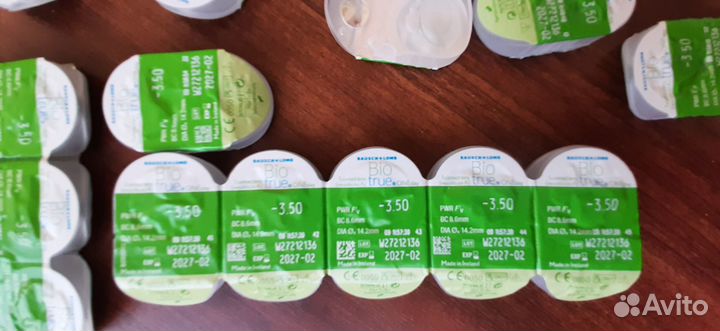 Контактные линзы Bio true -3,50 и - 4,50