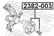 К-кт подшипника ступ. пер VW Caddy 10 2382-003