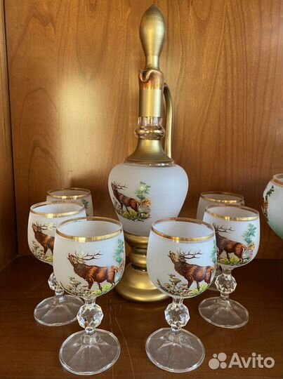 Набор посуды Чехия Crystal art