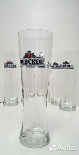 Пивные бокалы 6 штук 0.5л