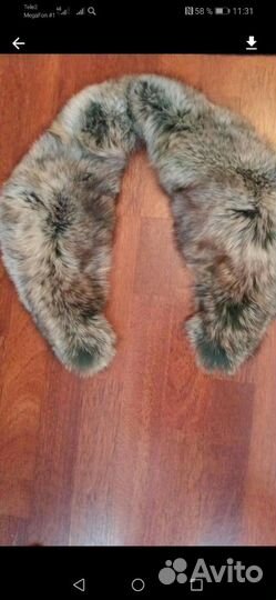 Натуральный меховой воротник