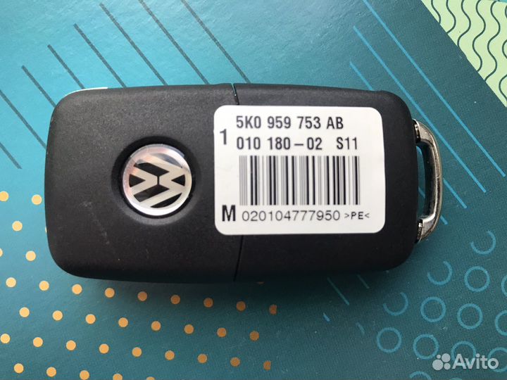 Оригинальный ключ Volkswagen Jetta