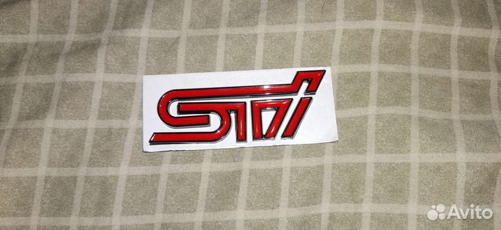 Шильдик sti subaru