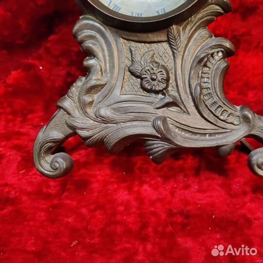 Каминные часы маяк. Латунь. Рабочие