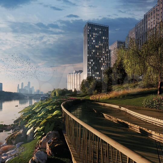 2-к. квартира, 64,8 м², 13/22 эт.