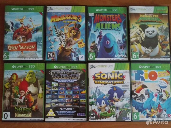 Диски Xbox 360 игры для детей