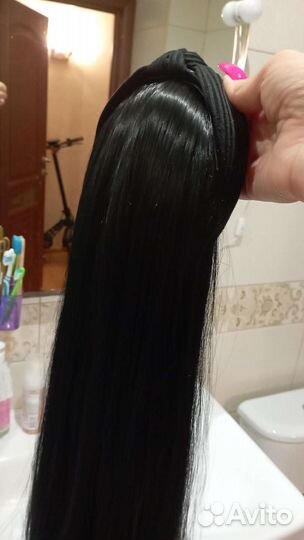 Волосы на ободке