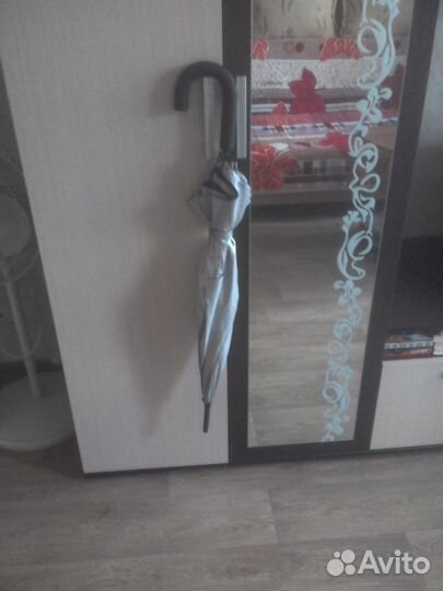 Зонт. трость. С окошечком