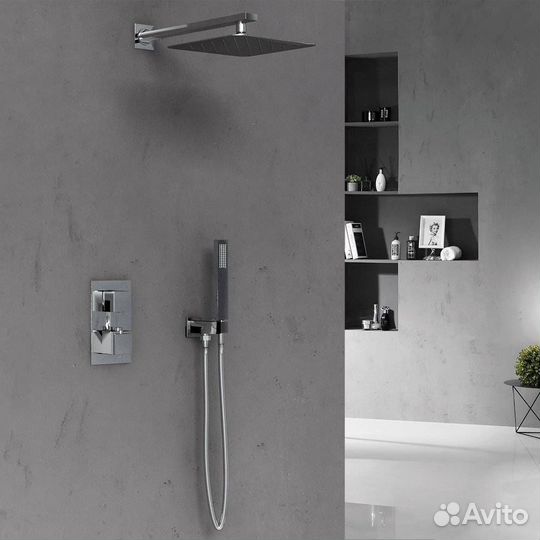 Душевой комплект Vincea vsfw-102TCH с внутренней частью, хром