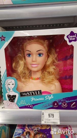 Мебель для кукол, манекен для причёсок, корона