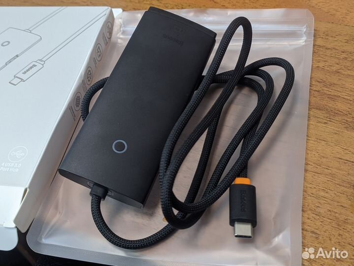 Хаб Baseus lite type c 1м (wkqx030401)