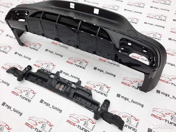 Диффузор на GLC-Coupe c253 рест. Стиль 63 AMG