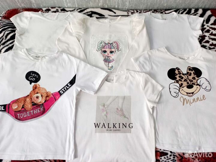 Вещи на девочку пакетом р 128-134