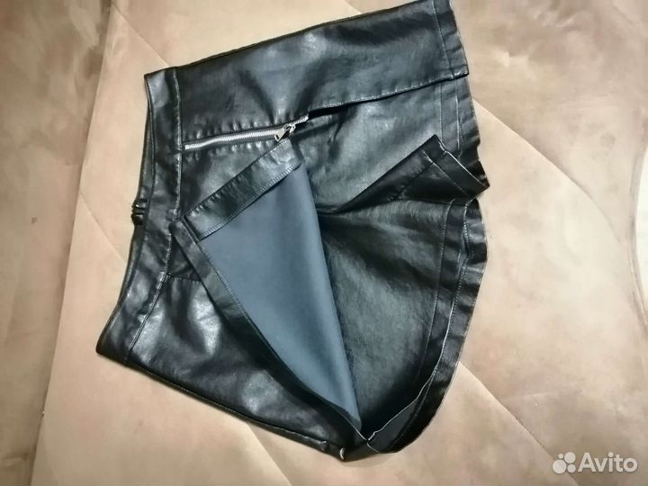 Кожаная юбка
